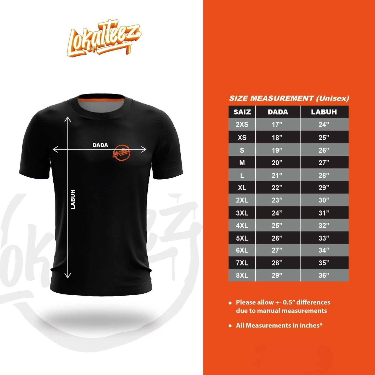 LOKALTEEZ BR01 KYODAI Special Edition GIKI 280GSM Lycra Jersey Round Neck
