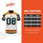 [NFL OVERSIZED BERSULAM] LOKALTEEZ MR29 MERDEKA NFL Edition SAHMURA HITAM 280GSM JERSEY