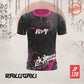 LOKALTEEZ JP129 Japanese NIHON Edition RAKUGAKI 150GSM MICROFIBER EYELET JERSEY