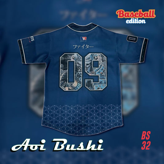[JACKET]  LOKALTEEZ BS32 Baseball Edition Aoi Bushi 220GSM JERSEY JACKET LIMITED EDITION